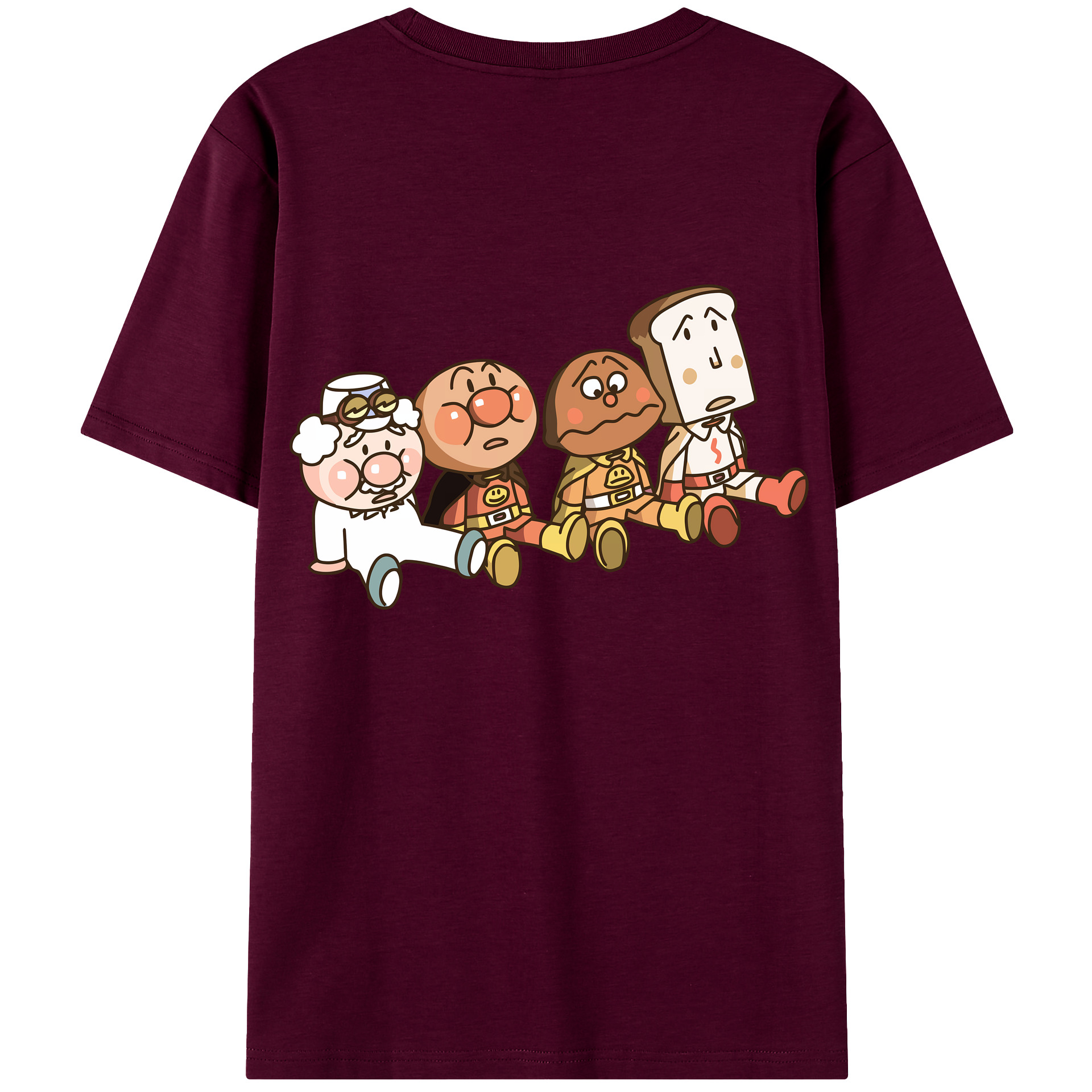 アンパンマン Anpanman レディース半袖Tシャツ(バックプリント)